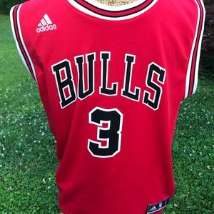 Adidas authentic nba jersey bull # 3 Wade size L youth